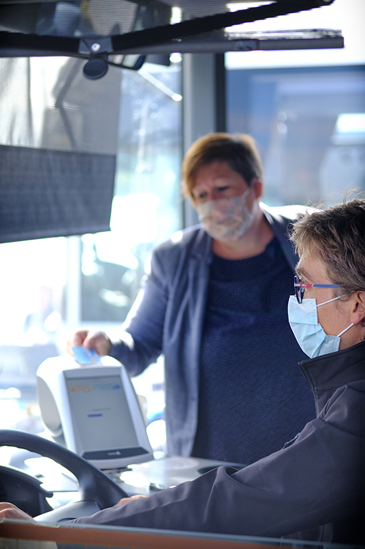 Photo d'un conducteur receveur